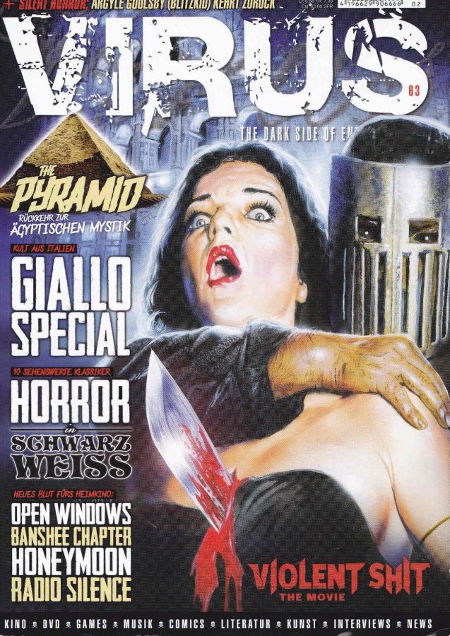 VIRUS magazine side cover Issue 63 February 2015