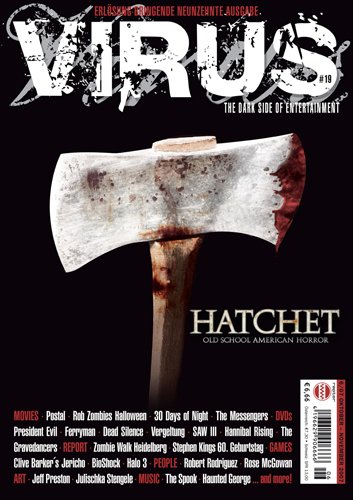 VIRUS magazine side cover Issue 19 October-November 2007