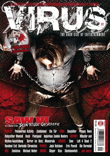 VIRUS magazine side cover Issue 32 December-January 2009