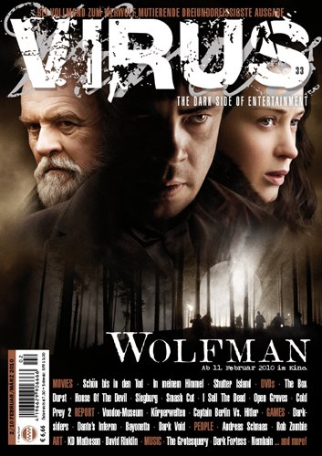 VIRUS magazine side cover Issue 33 February-March 2010