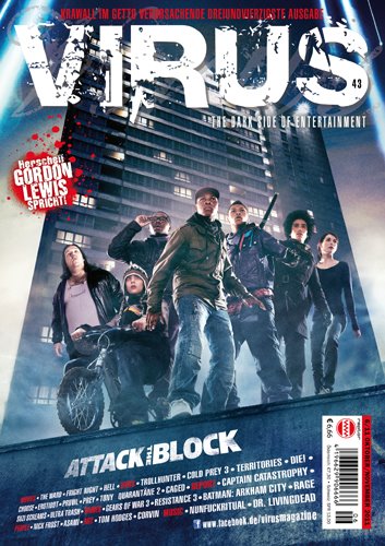 VIRUS magazine side cover Issue 43 October-November 2011
