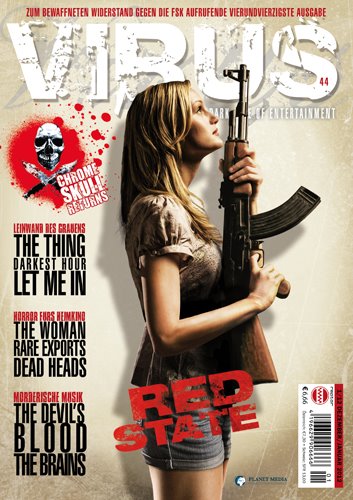 VIRUS magazine side cover Issue 44 December-January 2011