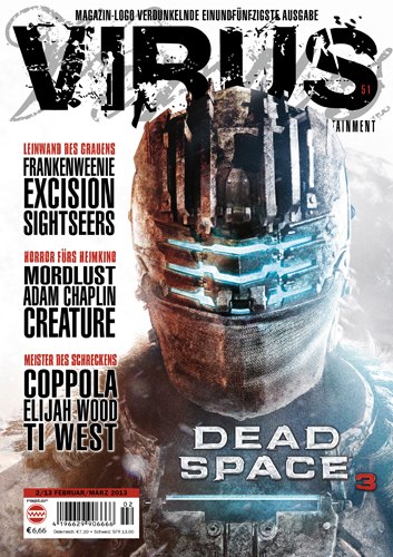 VIRUS magazine side cover Issue 51 February-March 2013