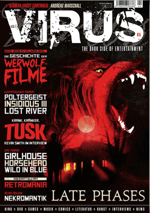 VIRUS magazine side cover Issue 65 May/June/July 2015