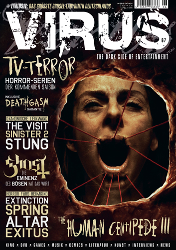 VIRUS magazine side cover Issue 67 October/November 2015