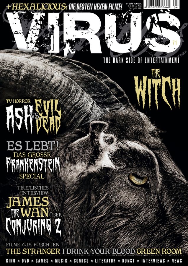 VIRUS magazine side cover Issue 71 June/July 2016