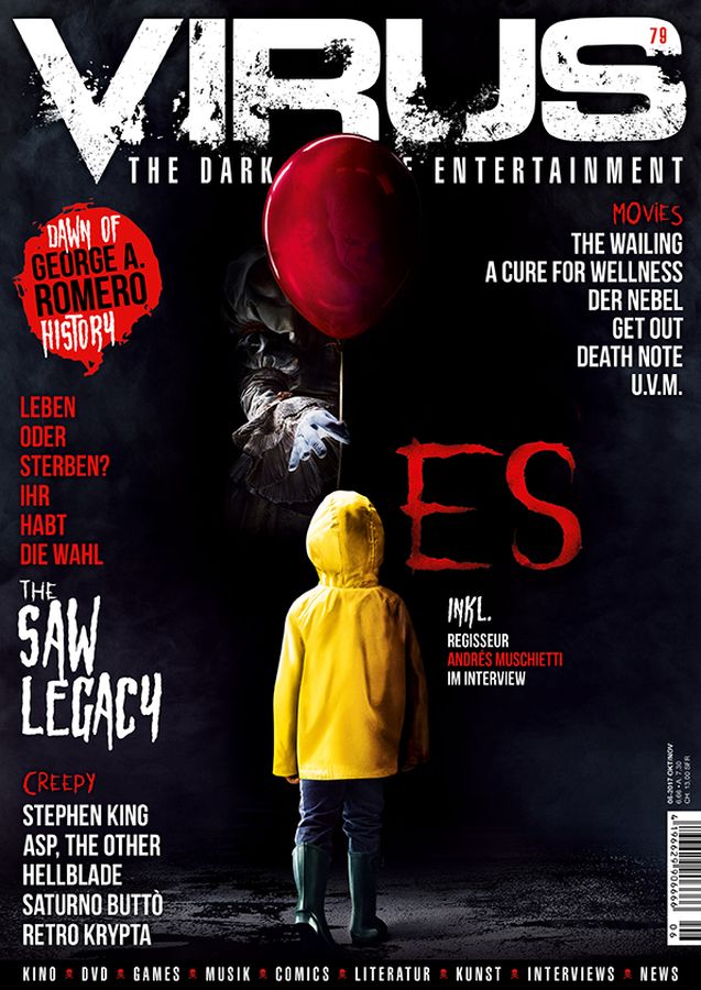 VIRUS magazine side cover Issue 79  October/November 2017
