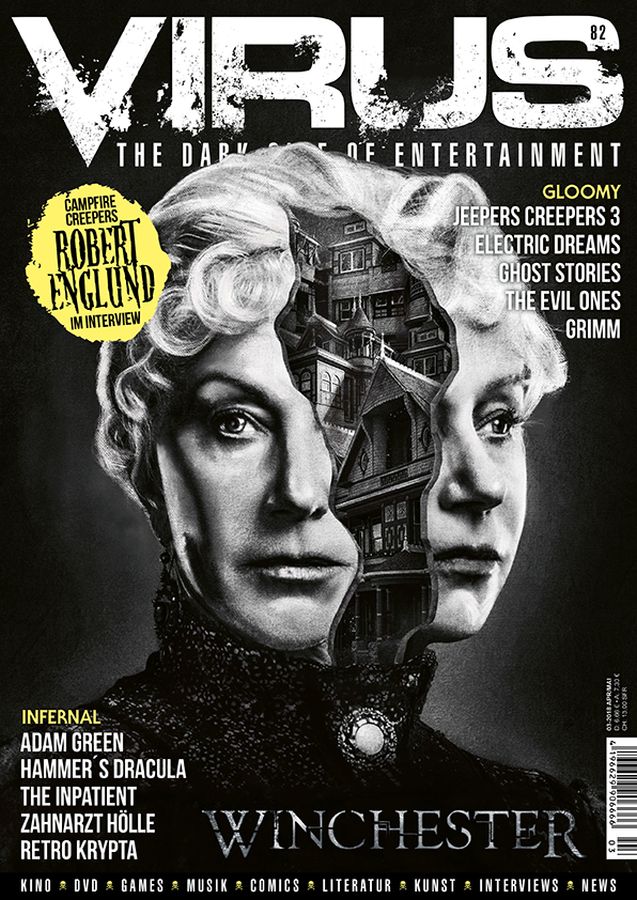 VIRUS magazine side cover Issue 82  April/May 2018