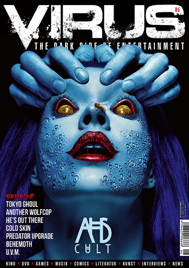 VIRUS magazine side cover Issue 85  October/November 2018