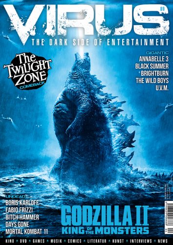 VIRUS magazine side cover Issue 89  June/July 2019