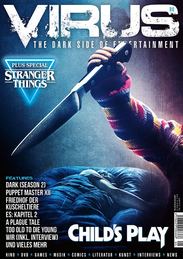 VIRUS magazine side cover Issue 90  August 2019