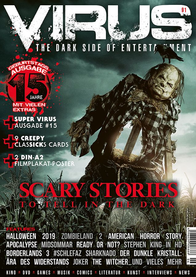VIRUS magazine side cover Issue 91  October/November 2019