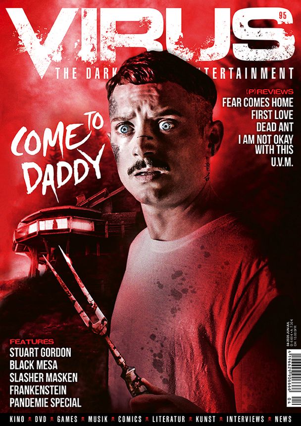 VIRUS magazine side cover Issue 95  June/July 2020