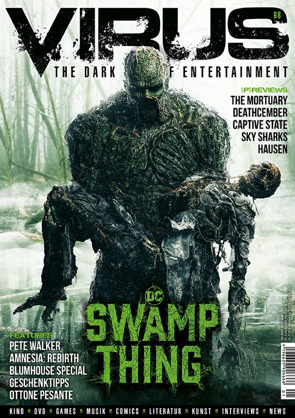 VIRUS magazine side cover Issue 98  December 2020/ January 2021 