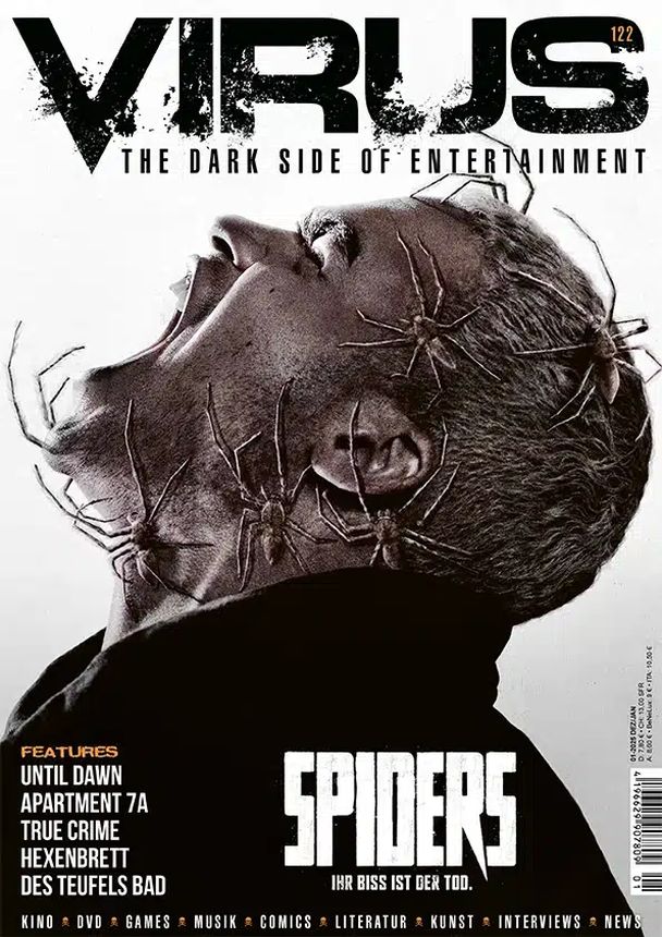 VIRUS magazine side cover Issue 122  December 2024/ January 2025 