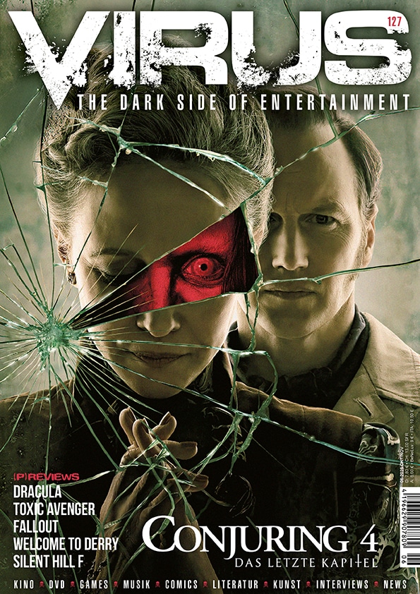 VIRUS magazine side cover Issue 127  October/November 2025