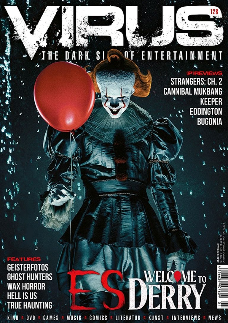 VIRUS magazine side cover Issue 128  December 2025/ January 2026 
