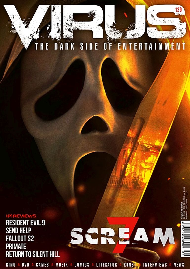 VIRUS magazine side cover Issue 129  February/March 2026