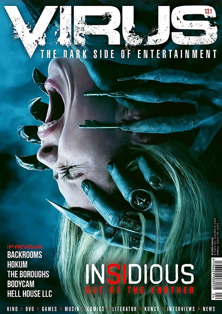 VIRUS magazine side cover Issue 131  June/July 2026