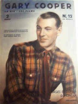 VISAGES ET CONTES DU CINEMA magazine side cover Issue 12 May 1937