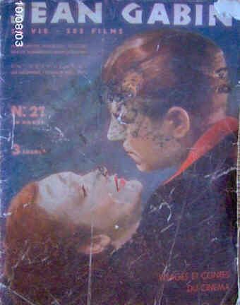 VISAGES ET CONTES DU CINEMA magazine side cover Issue 21 March 1938
