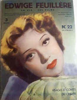 VISAGES ET CONTES DU CINEMA magazine side cover Issue 22 April 1938