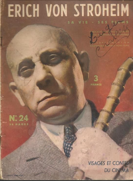 VISAGES ET CONTES DU CINEMA magazine side cover Issue 24 June 1938