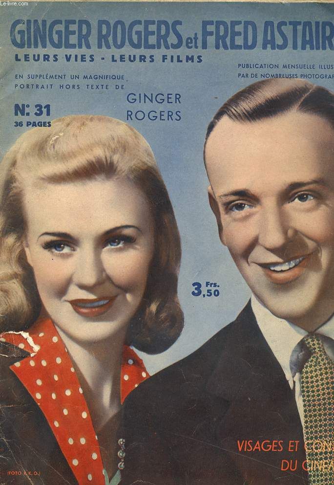 VISAGES ET CONTES DU CINEMA magazine side cover Issue 31 January 1939