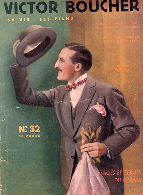 VISAGES ET CONTES DU CINEMA magazine side cover Issue 32 February 1939