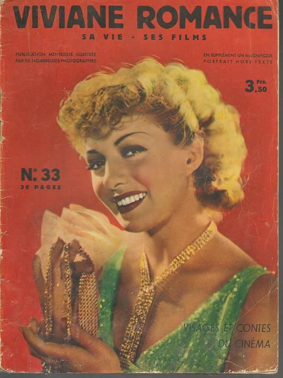 VISAGES ET CONTES DU CINEMA magazine side cover Issue 33 March 1939