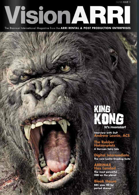 VISION ARRI magazine side cover Issue 1  2005