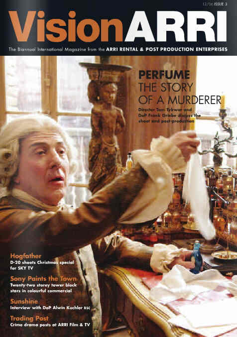 VISION ARRI magazine side cover Issue 3  2006