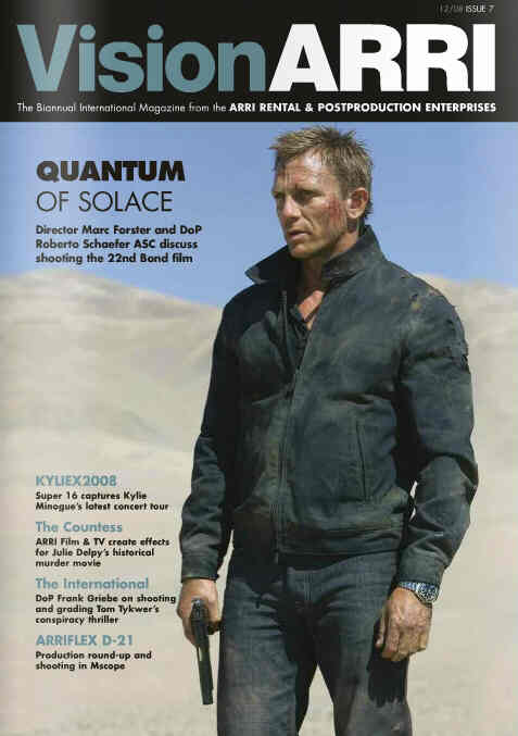 VISION ARRI magazine side cover Issue 7  2008