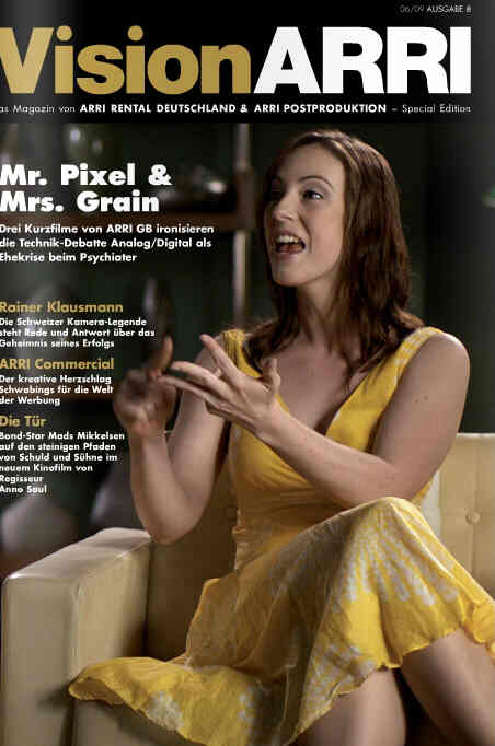 VISION ARRI magazine side cover Issue 8  2009