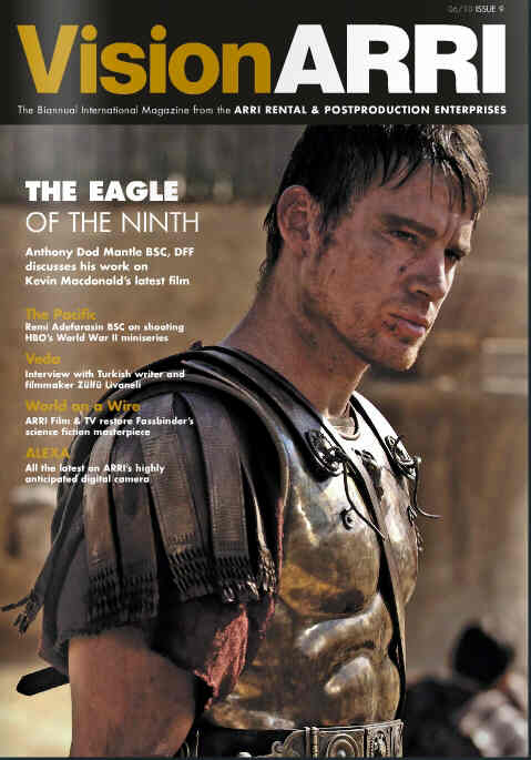 VISION ARRI magazine side cover Issue 9  2010