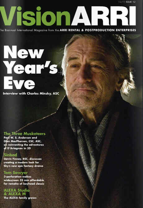 VISION ARRI magazine side cover Issue 12  2011