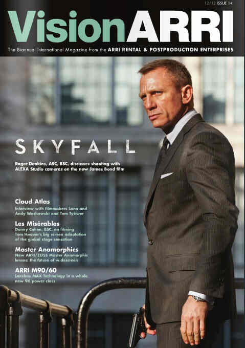 VISION ARRI magazine side cover Issue 14  2012