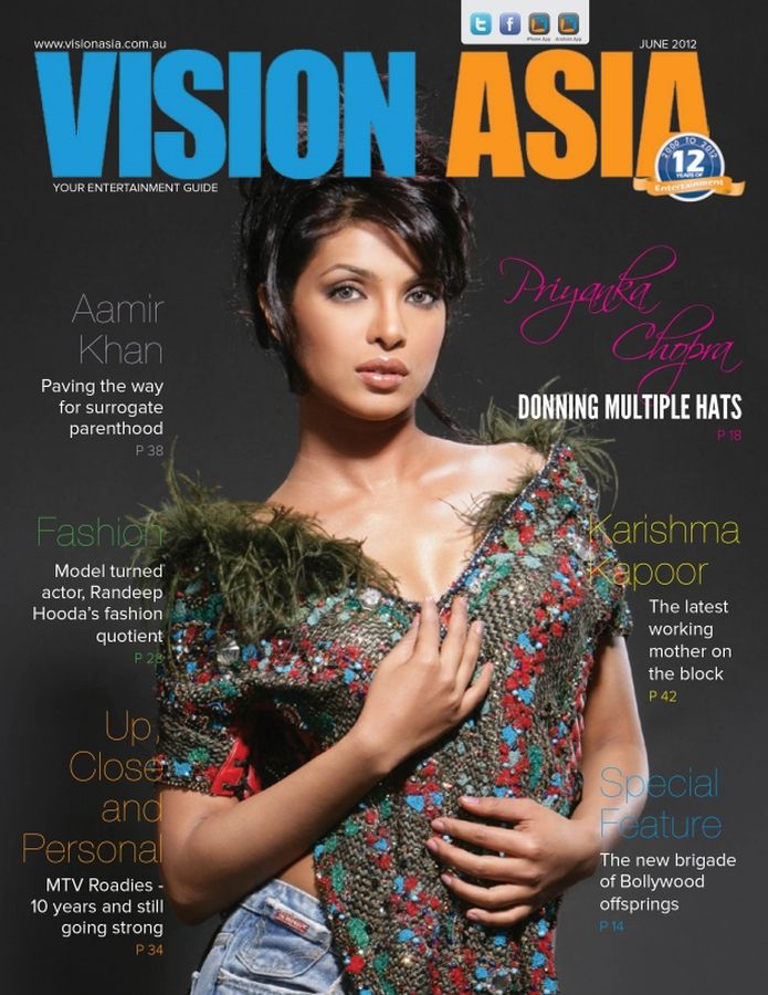 VISION ASIA magazine side cover June 2012