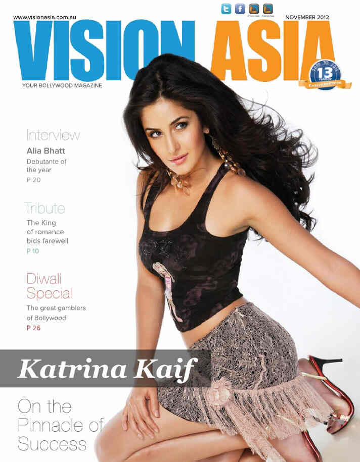 VISION ASIA magazine side cover November 2012