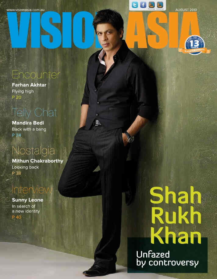 VISION ASIA magazine side cover August 2013
