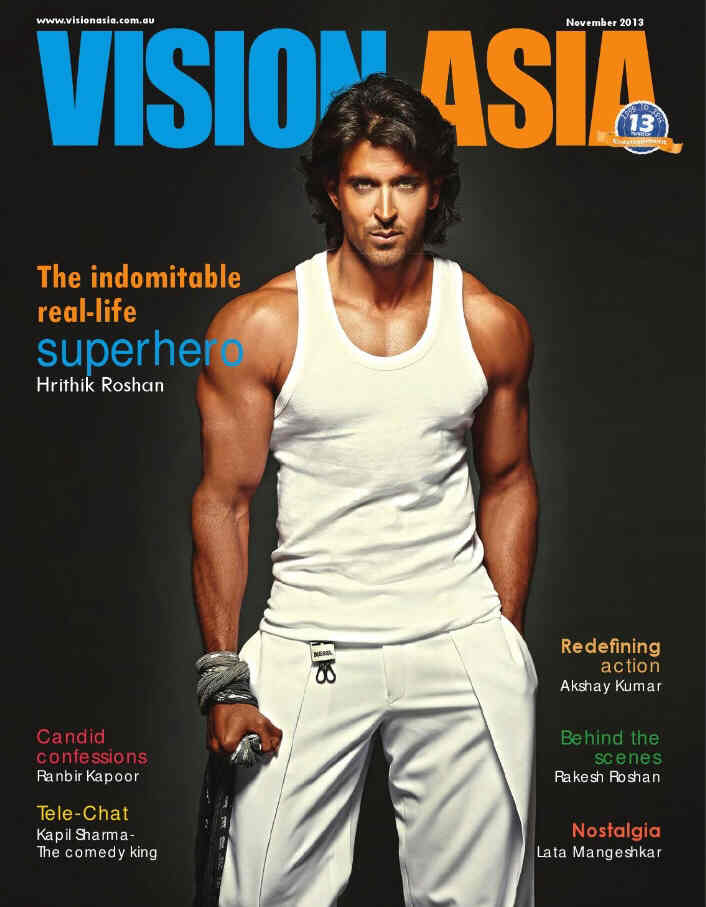 VISION ASIA magazine side cover November 2013