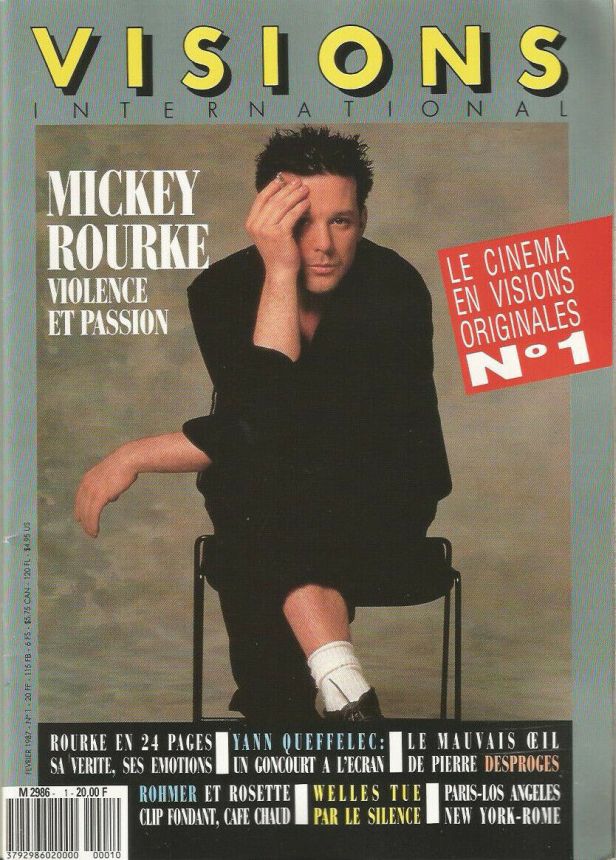VISIONS INTERNATIONAL magazine side cover Issue 1  February 1987