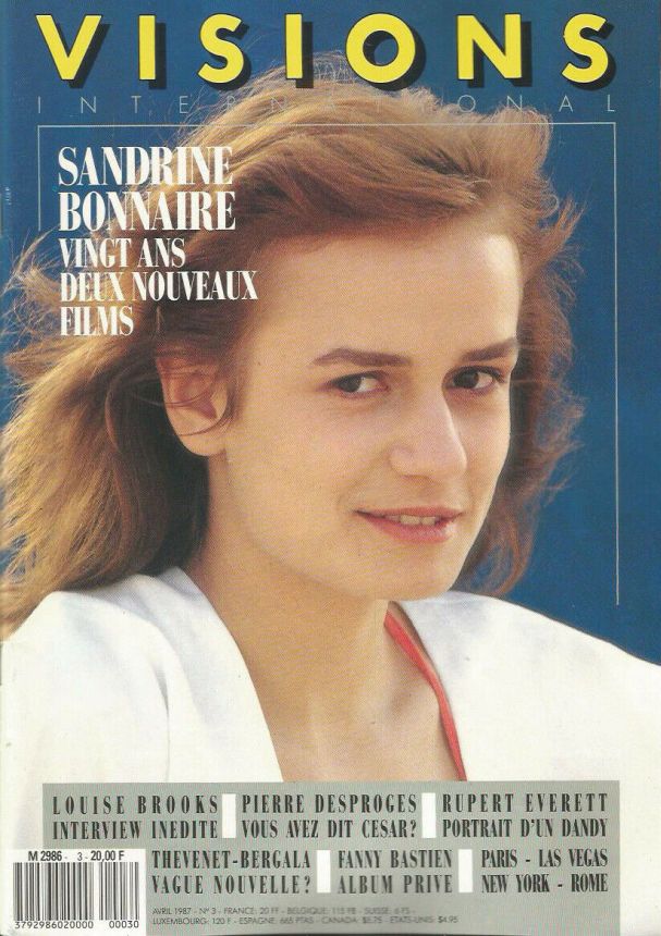 VISIONS INTERNATIONAL magazine side cover Issue 3  April 1987