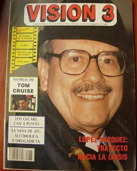 VISION 3 magazine side cover Issue 133  1989