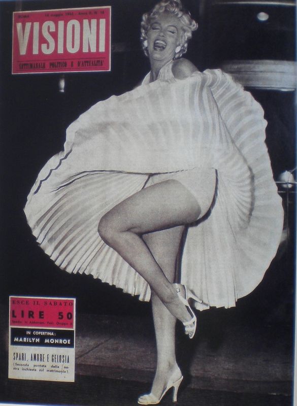 VISIONI magazine side cover 14 May 1955