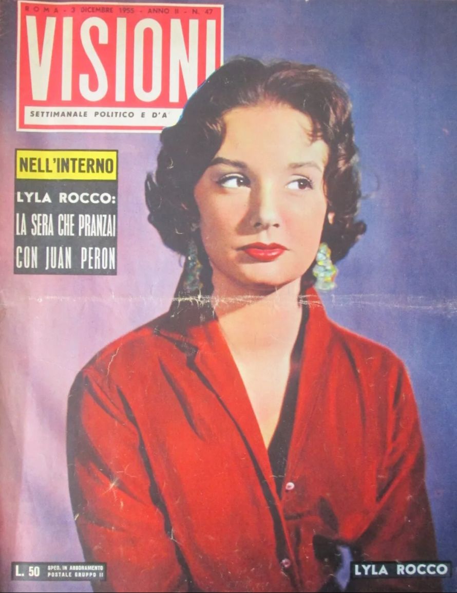 VISIONI magazine side cover Issue 47 3 December 1955