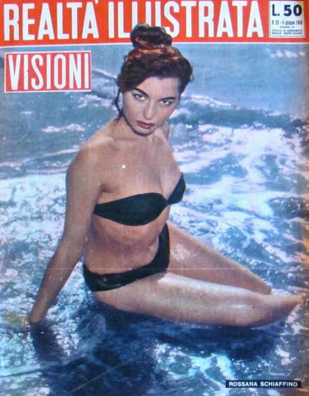 VISIONI magazine side cover Issue 23 6 June 1956