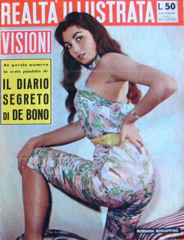 VISIONI magazine side cover Issue 39 3 October 1956