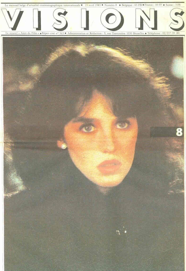 VISIONS magazine side cover 15 April 1983