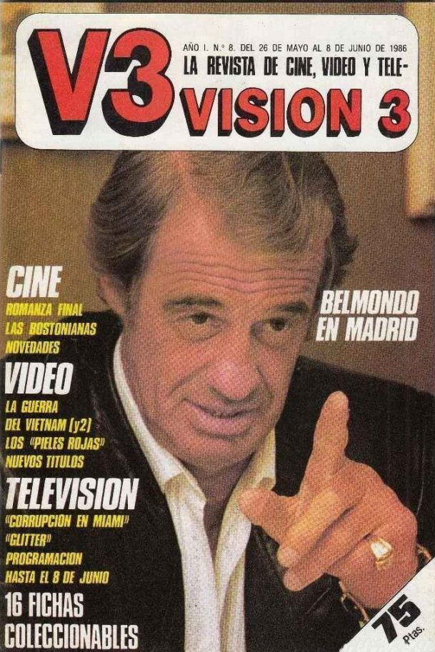 VISION 3 magazine side cover Issue 8 26 May 1986